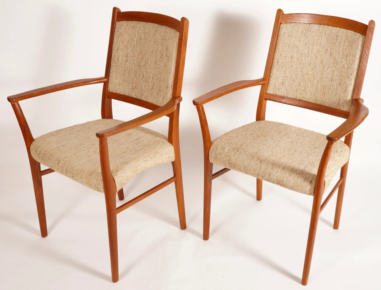 1970s Danish Modern Teak Dining Armchairs by Rasmus - Set of 2 - 5