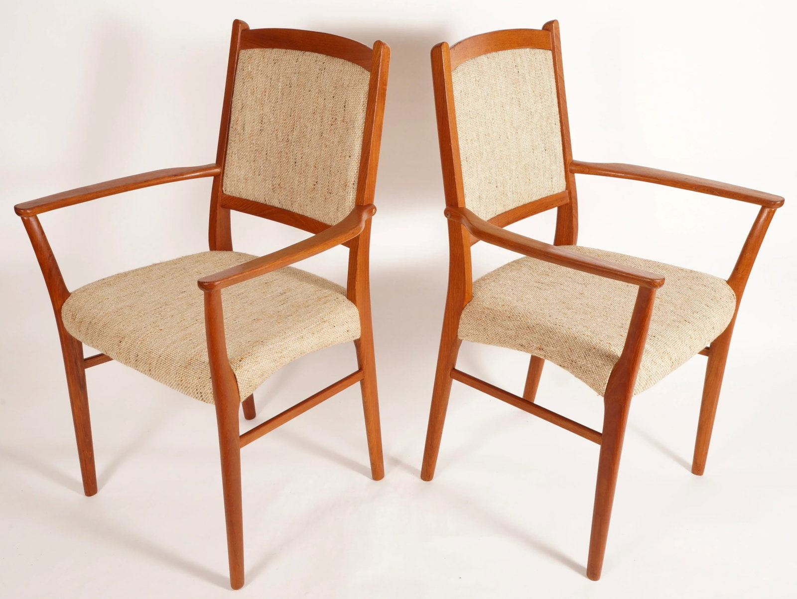 1970s Danish Modern Teak Dining Armchairs by Rasmus - Set of 2 - 7