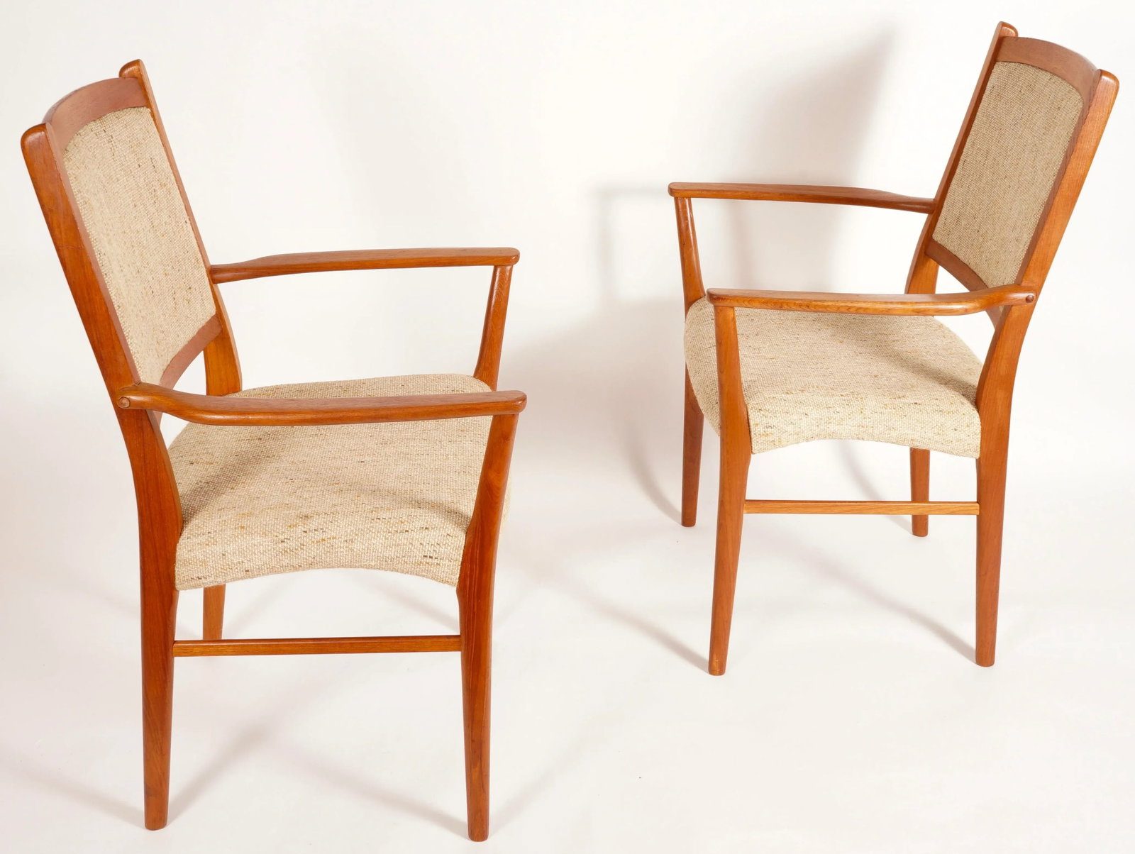 1970s Danish Modern Teak Dining Armchairs by Rasmus - Set of 2 - 8