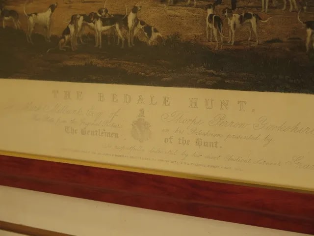 Graves & Warmsley w.h. Simmons Hunt Scene Engraving - 2