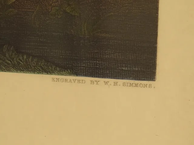 Graves & Warmsley w.h. Simmons Hunt Scene Engraving - 4