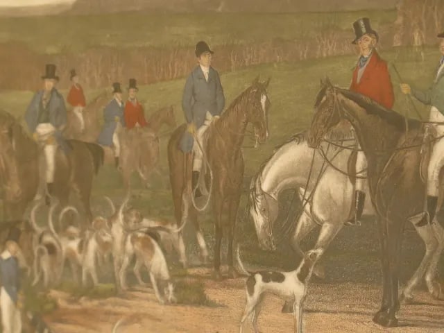 Graves & Warmsley w.h. Simmons Hunt Scene Engraving - 6