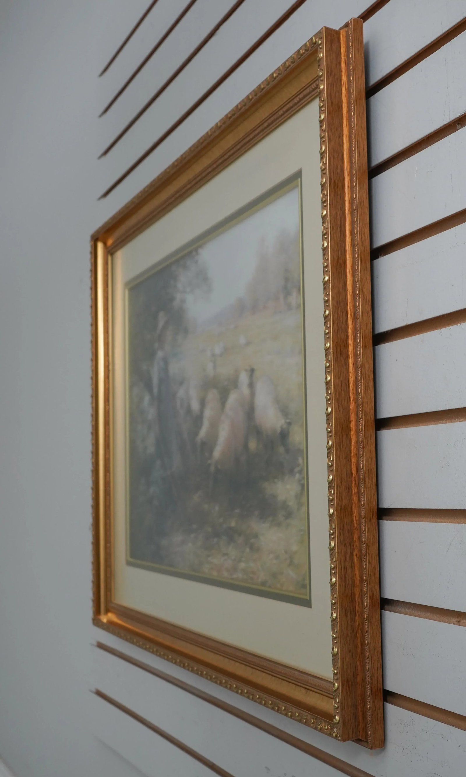 Ray Blacklock Framed & Matted Shepherd's Daughter Print - 2