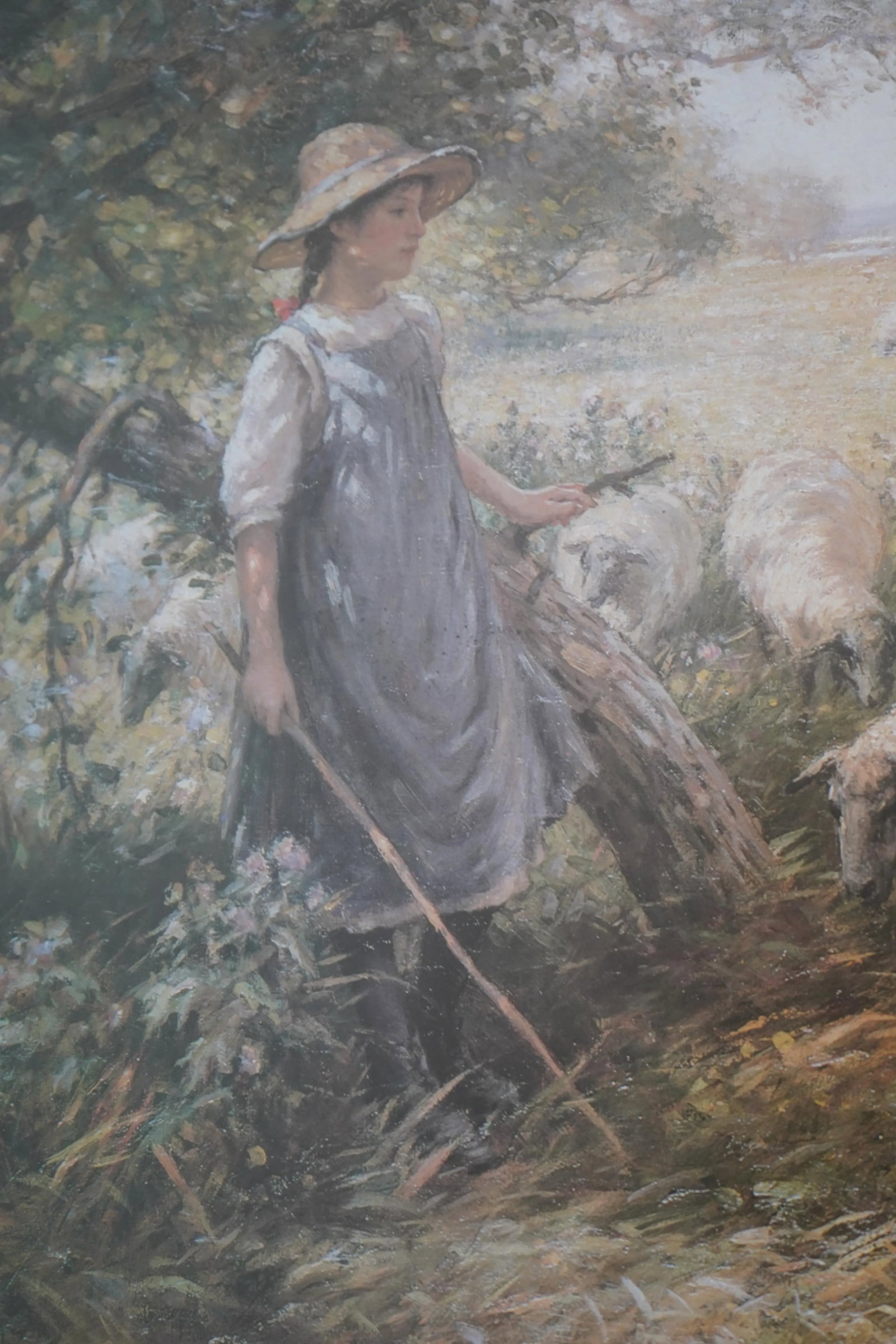 Ray Blacklock Framed & Matted Shepherd's Daughter Print - 7