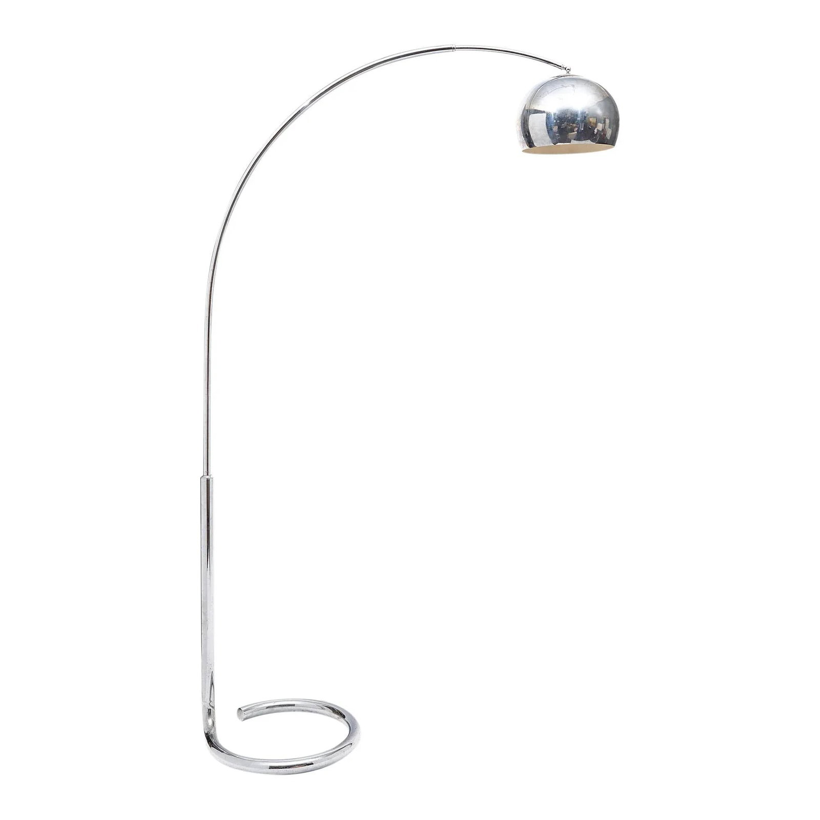 Mid-Century Chrome Floor Lamp - 2