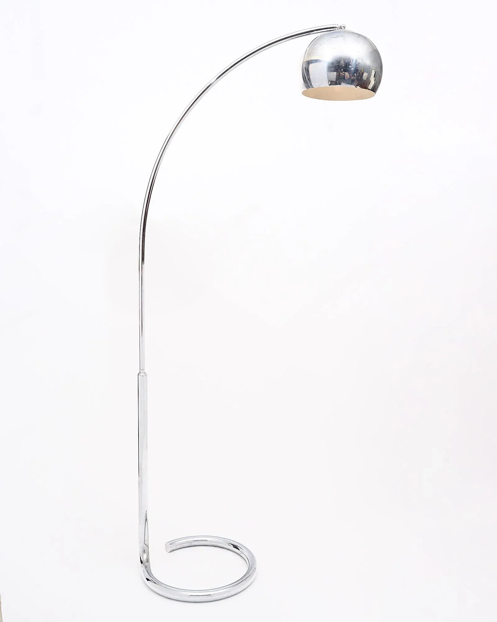 Mid-Century Chrome Floor Lamp - 5