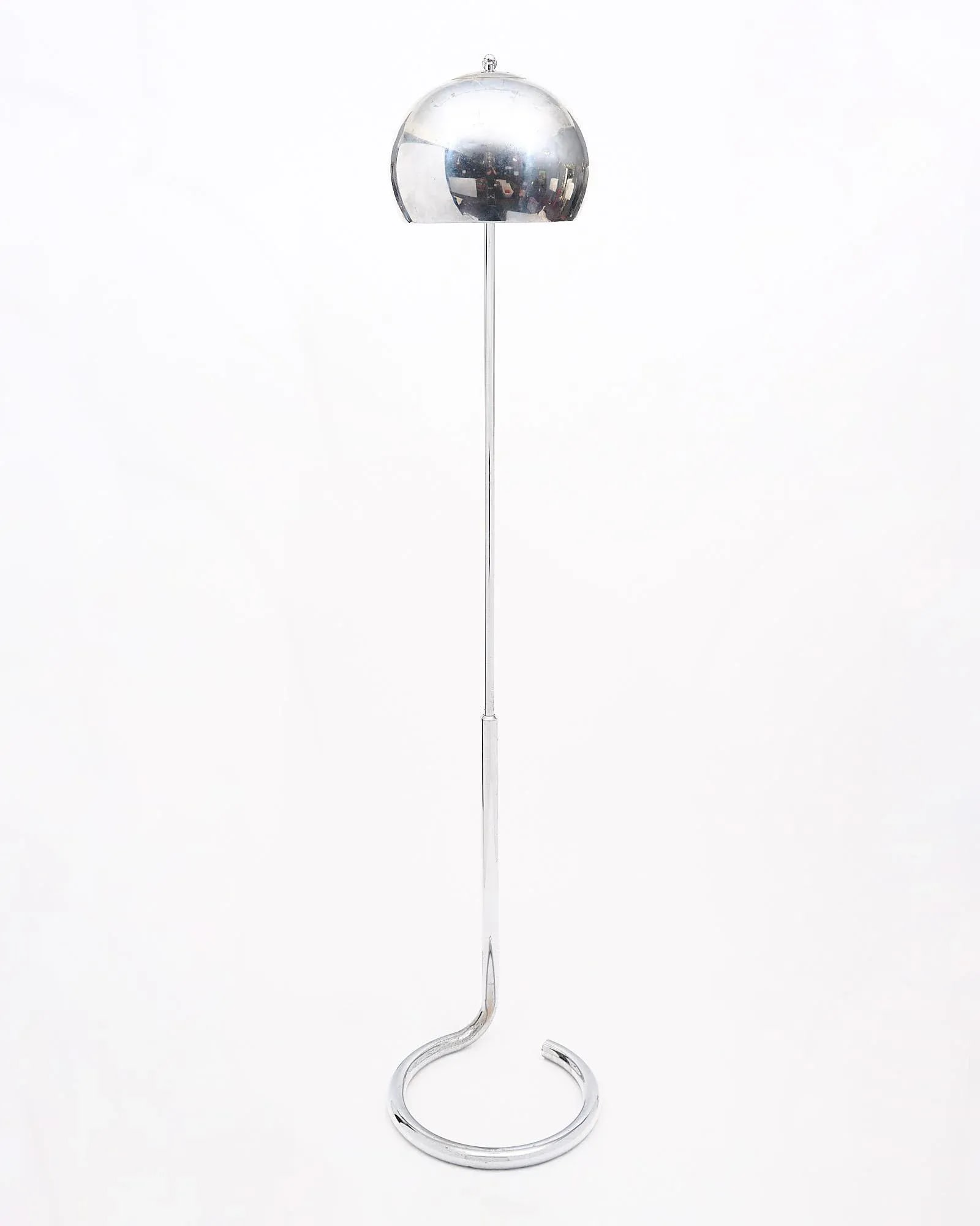 Mid-Century Chrome Floor Lamp - 6