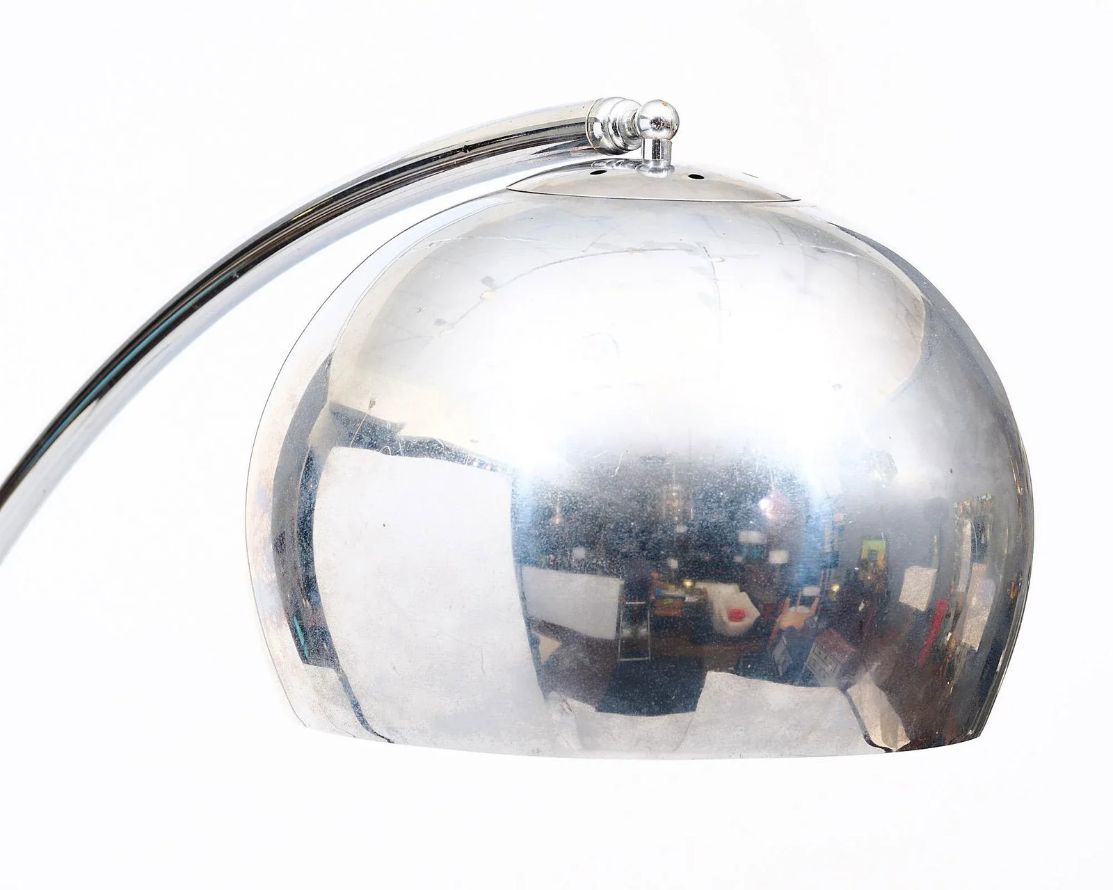 Mid-Century Chrome Floor Lamp - 8