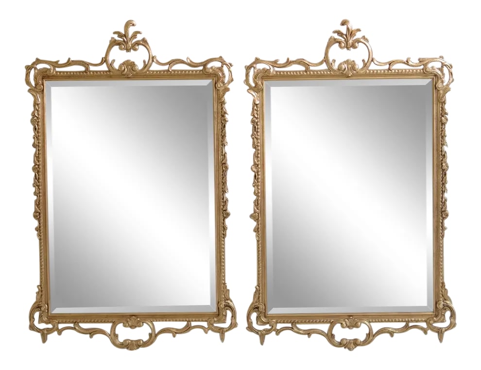 Friedman Brothers Model #5739 Gold Gilt Mirrors - a Pair (1 of 11)