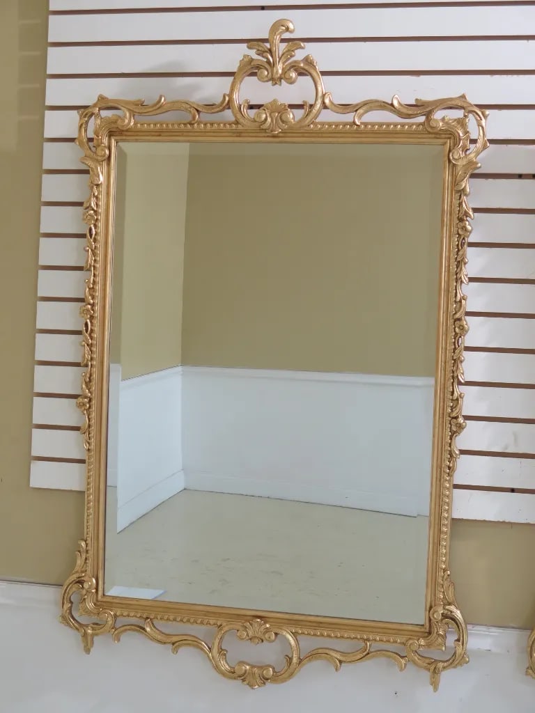 Friedman Brothers Model #5739 Gold Gilt Mirrors - a Pair - 2