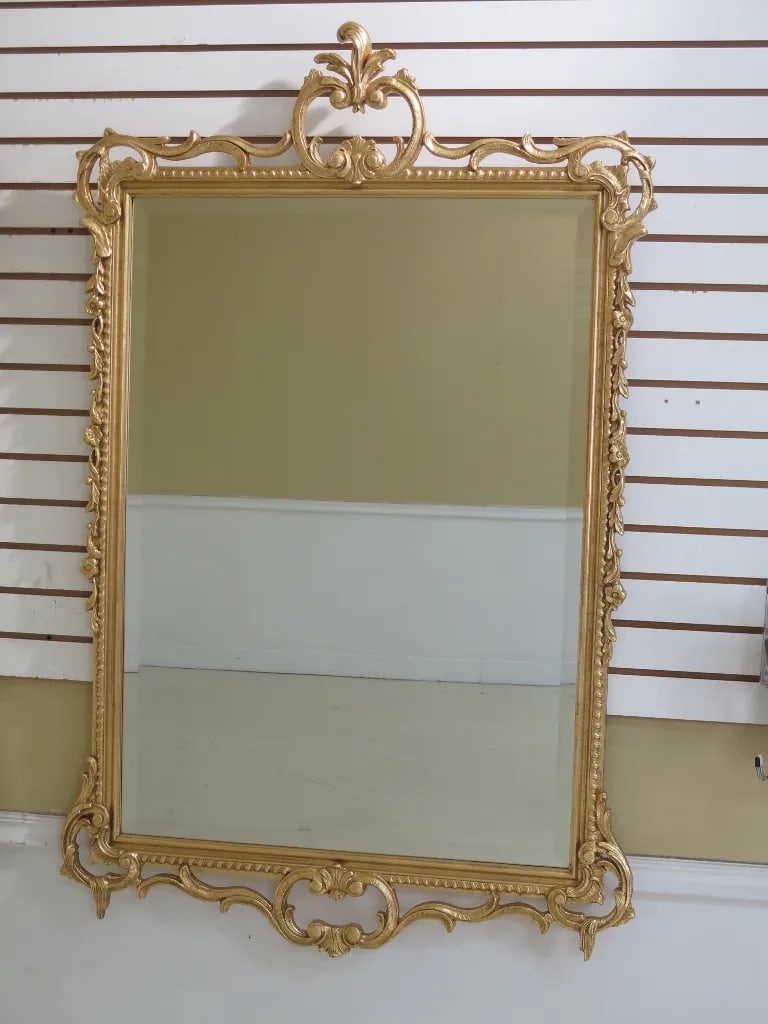 Friedman Brothers Model #5739 Gold Gilt Mirrors - a Pair - 3