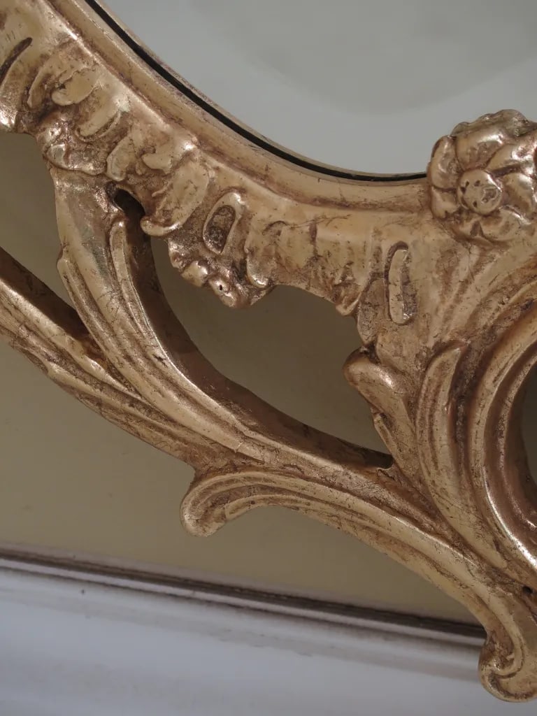 Modern Friedman Brothers Phoenix Carved Framed Mirror - 7