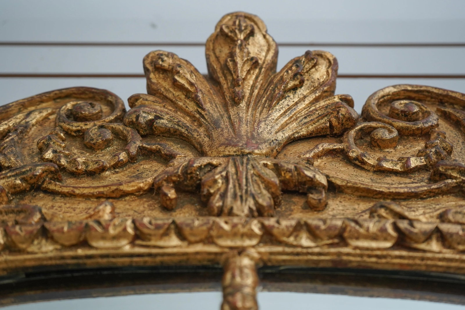 Labarge Vintage Italian Gold Decorator Mirror - 7