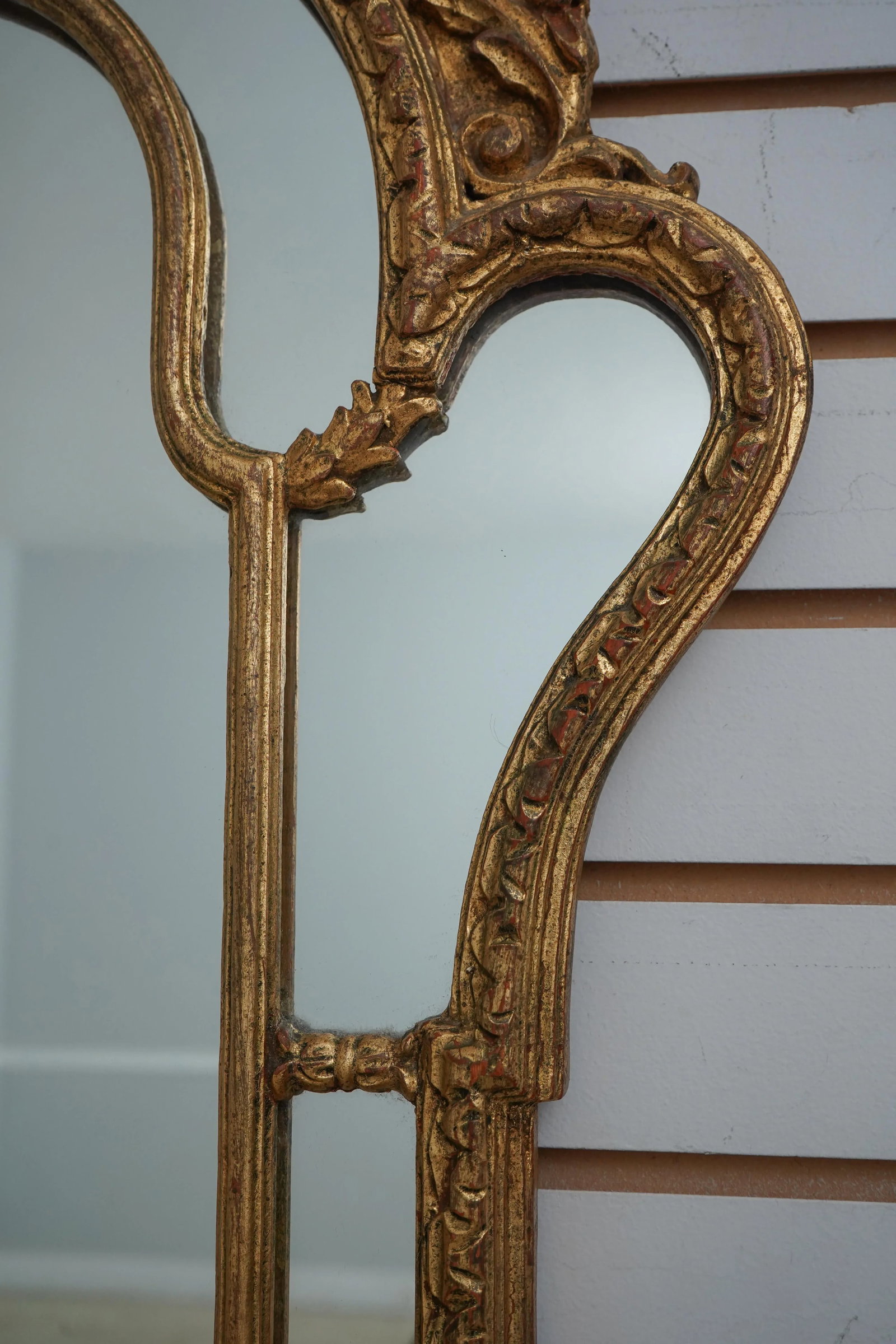 Labarge Vintage Italian Gold Decorator Mirror - 9