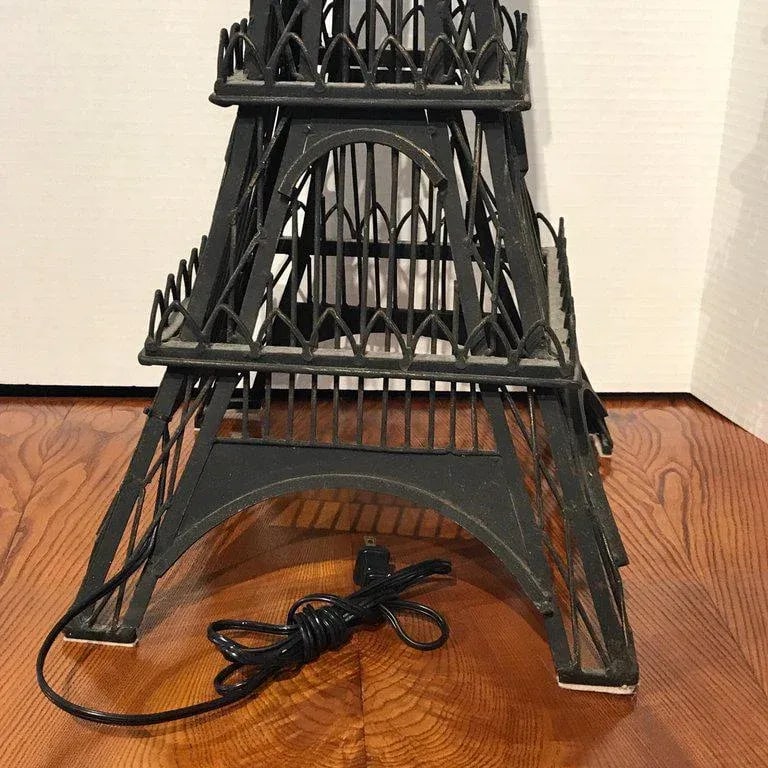Grand Tour Model of the Eiffel Tower, Now as a Lamp - 7