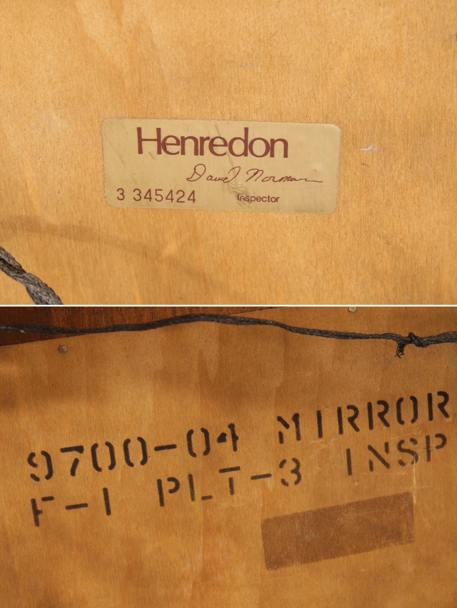 Henredon Chippendale Style Carved Mahogany 'Aston Court' Mirror - 10