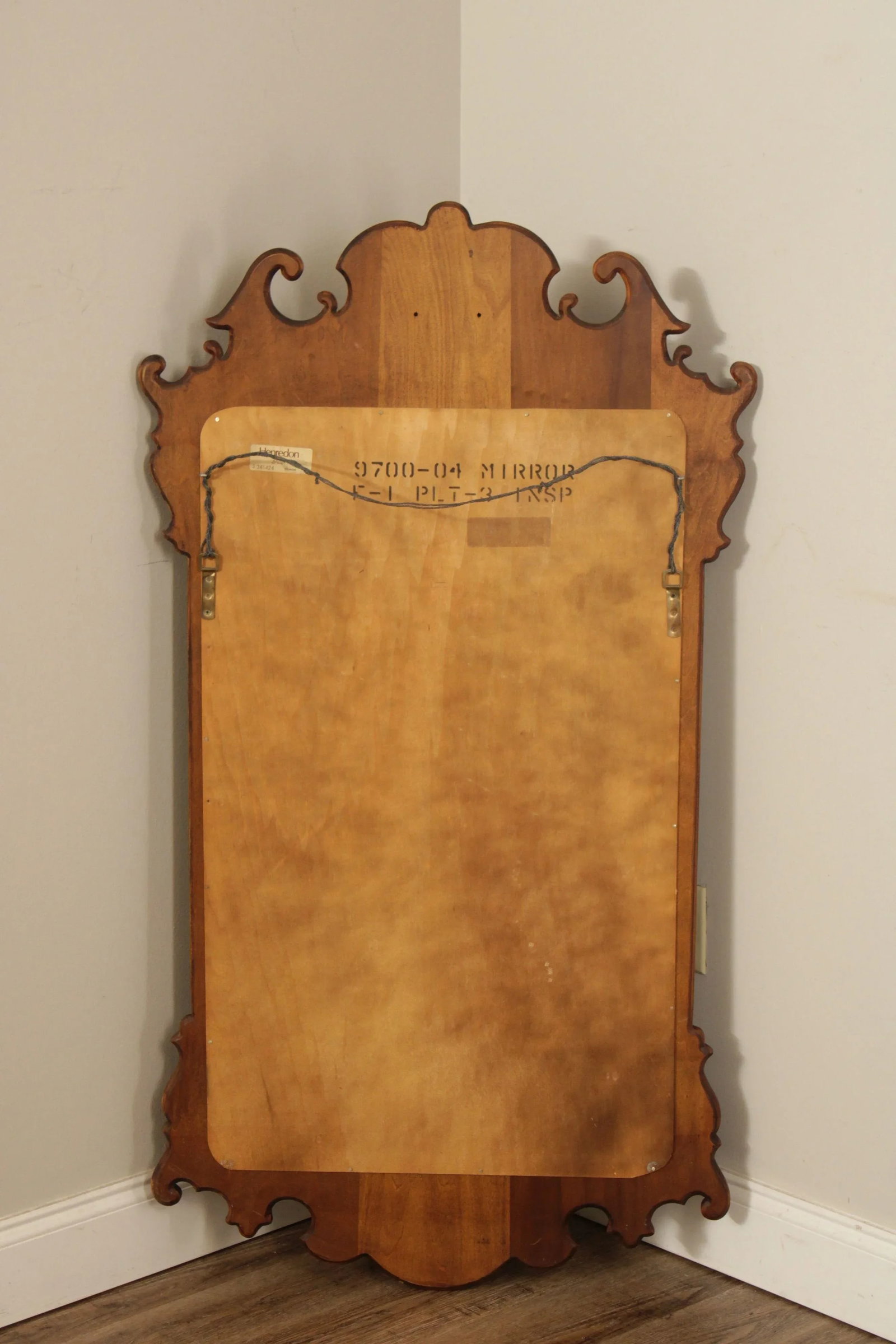 Henredon Chippendale Style Carved Mahogany 'Aston Court' Mirror - 12