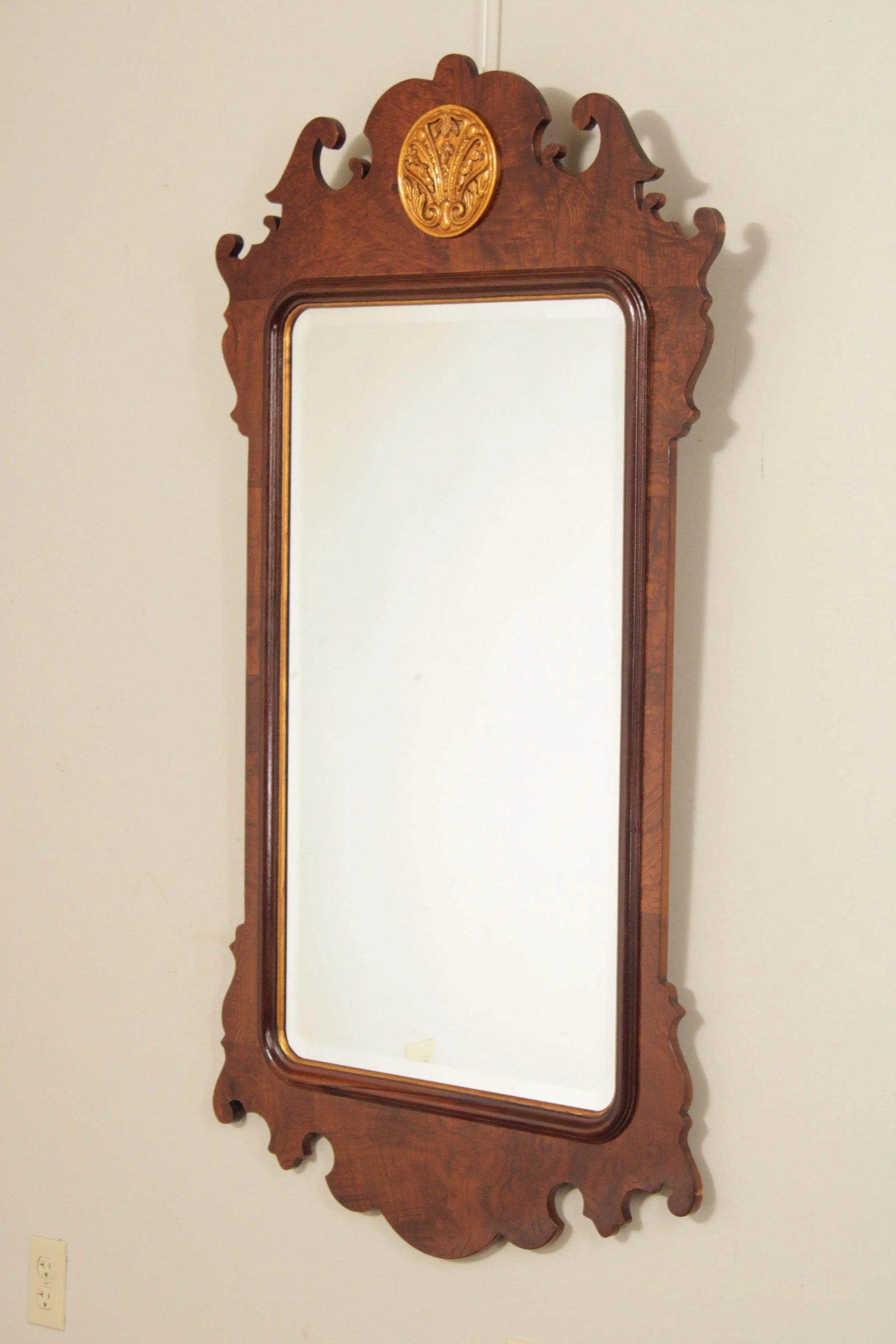 Henredon Chippendale Style Carved Mahogany 'Aston Court' Mirror - 3