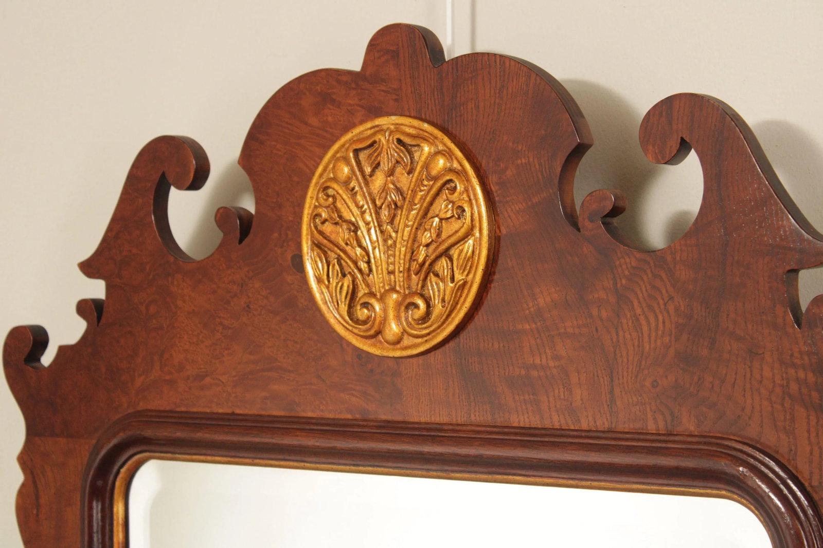 Henredon Chippendale Style Carved Mahogany 'Aston Court' Mirror - 6