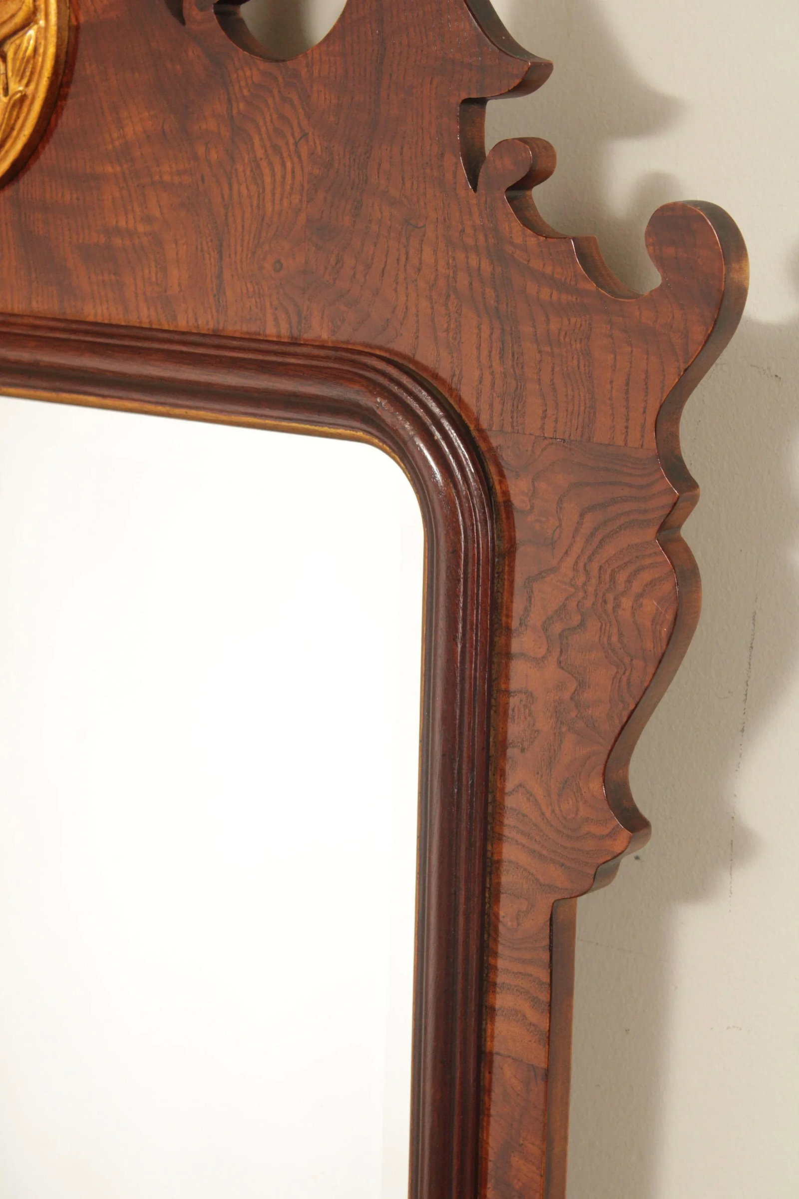Henredon Chippendale Style Carved Mahogany 'Aston Court' Mirror - 7
