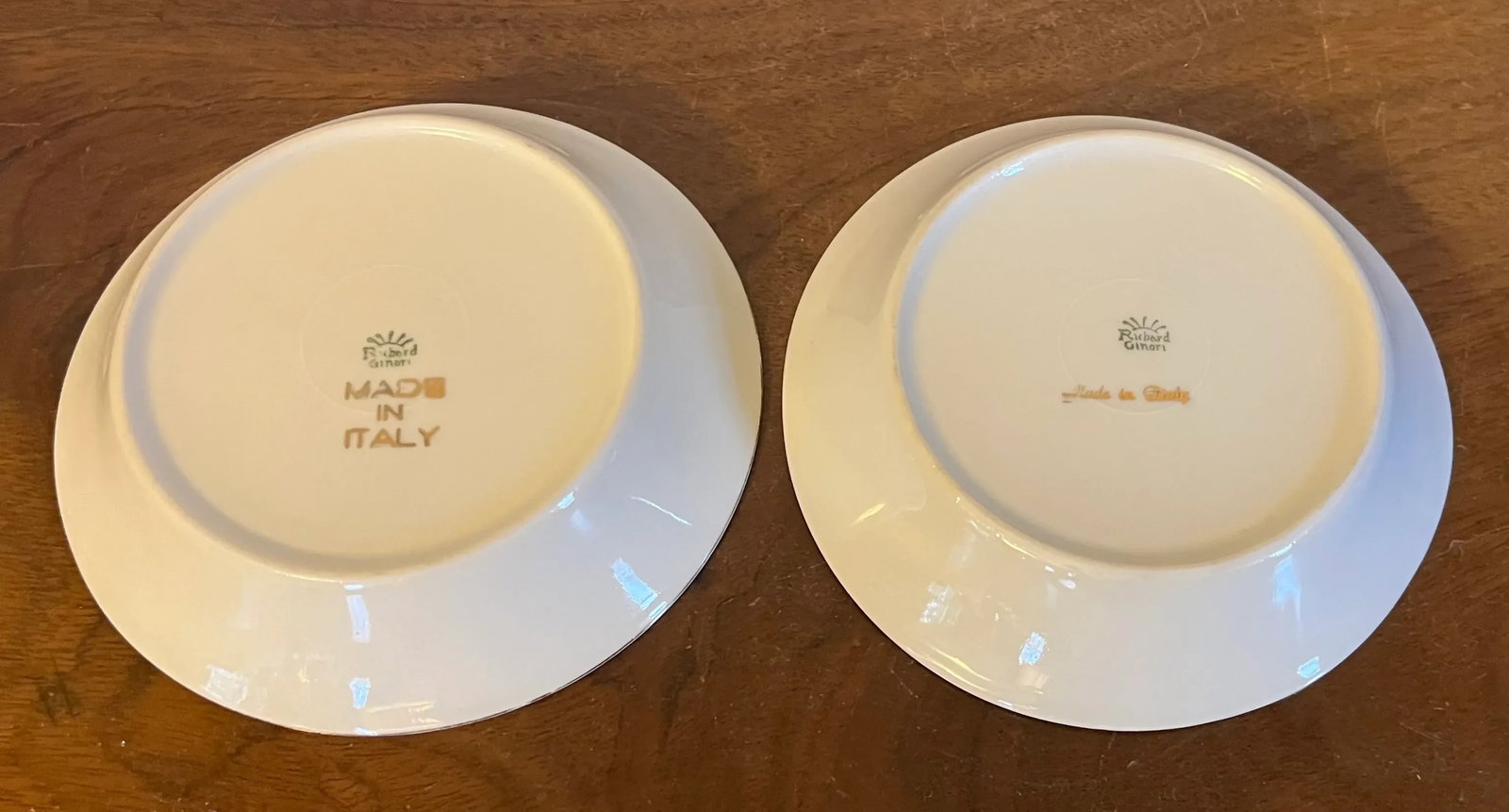 Mid-Century Modern Richard Ginori Italian Porcelain Dishes Decorated With World Postage Stamps - a P - 9
