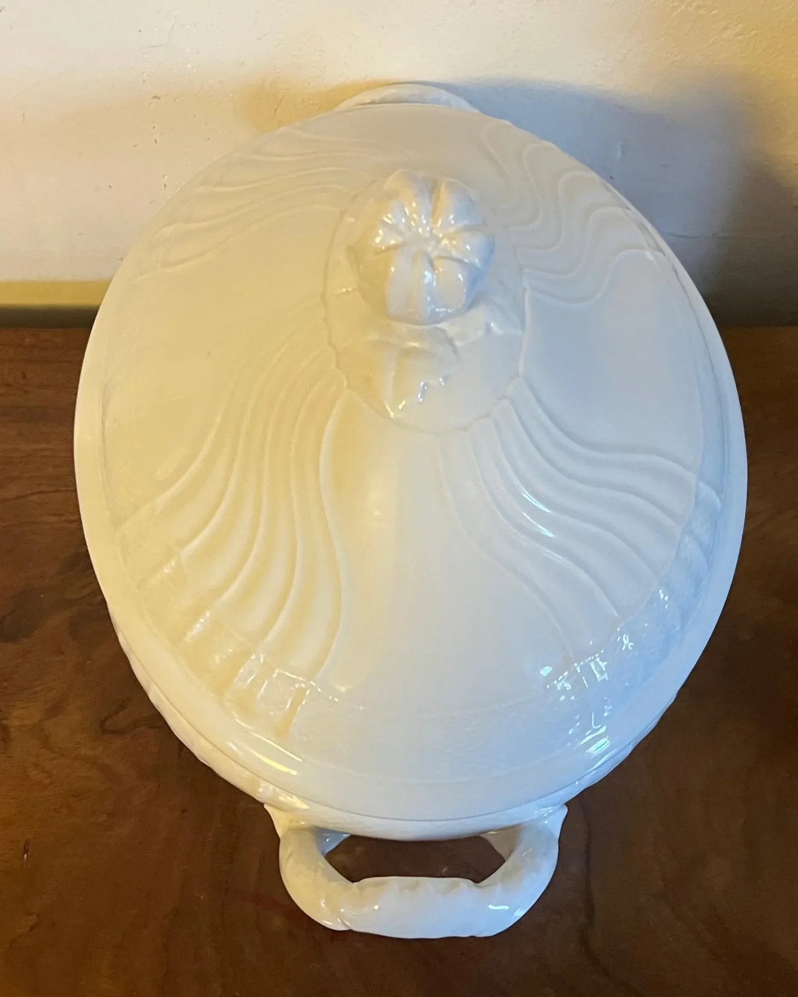 Richard Ginori Italian Blanc De Chine White Porcelain Soup Tureen - 4