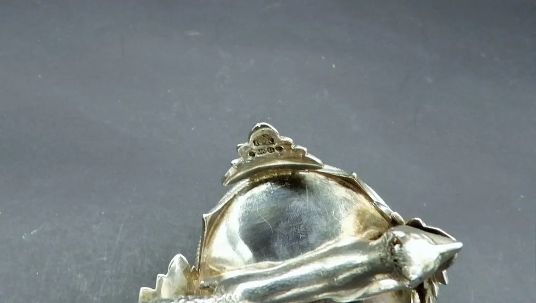 Antique Running Fox Hunt Sterling Silver John James Keith Pitcher Carafe Top Lid Cover 1835 - 5