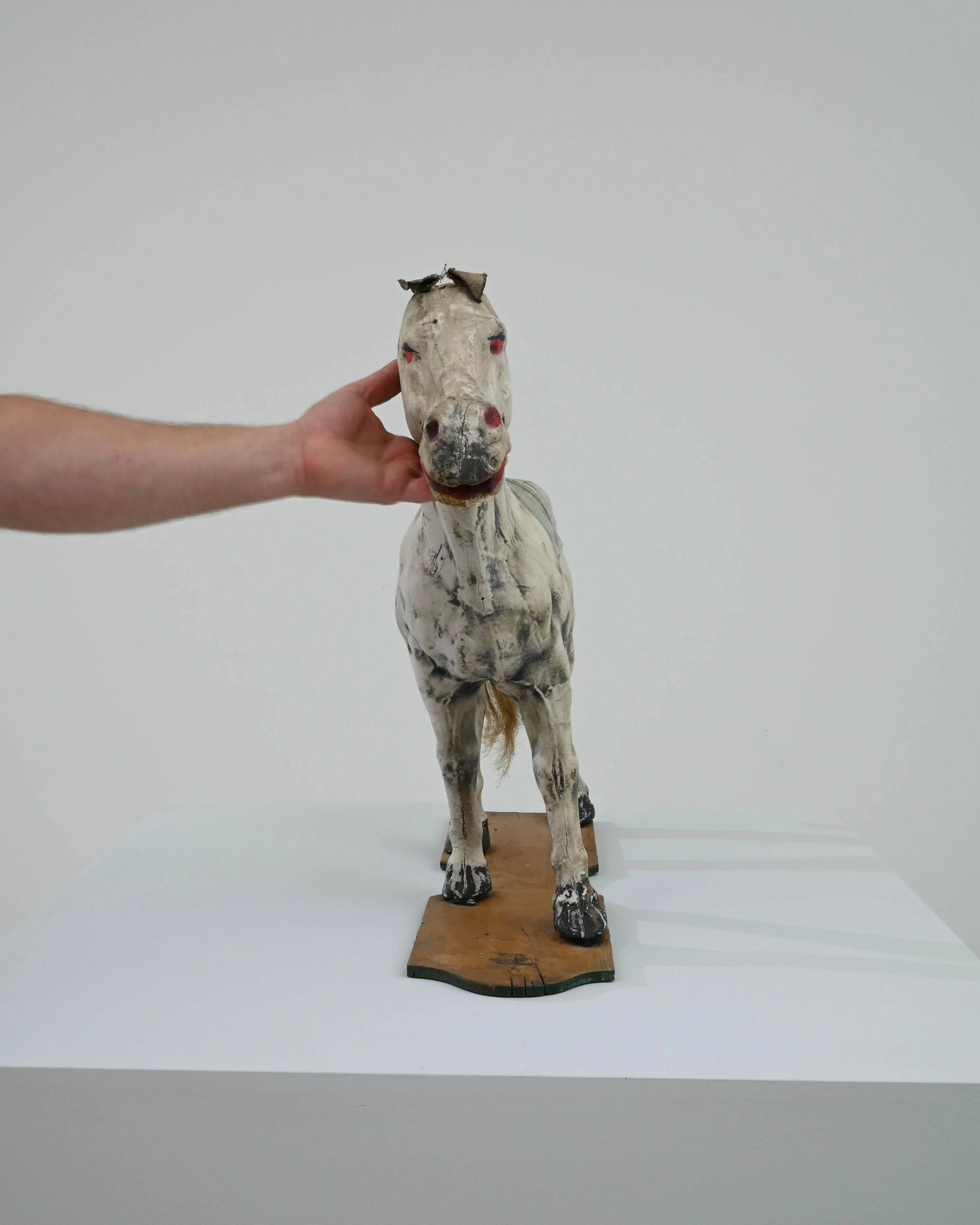 Early 20th Century French Wooden Horse - 3