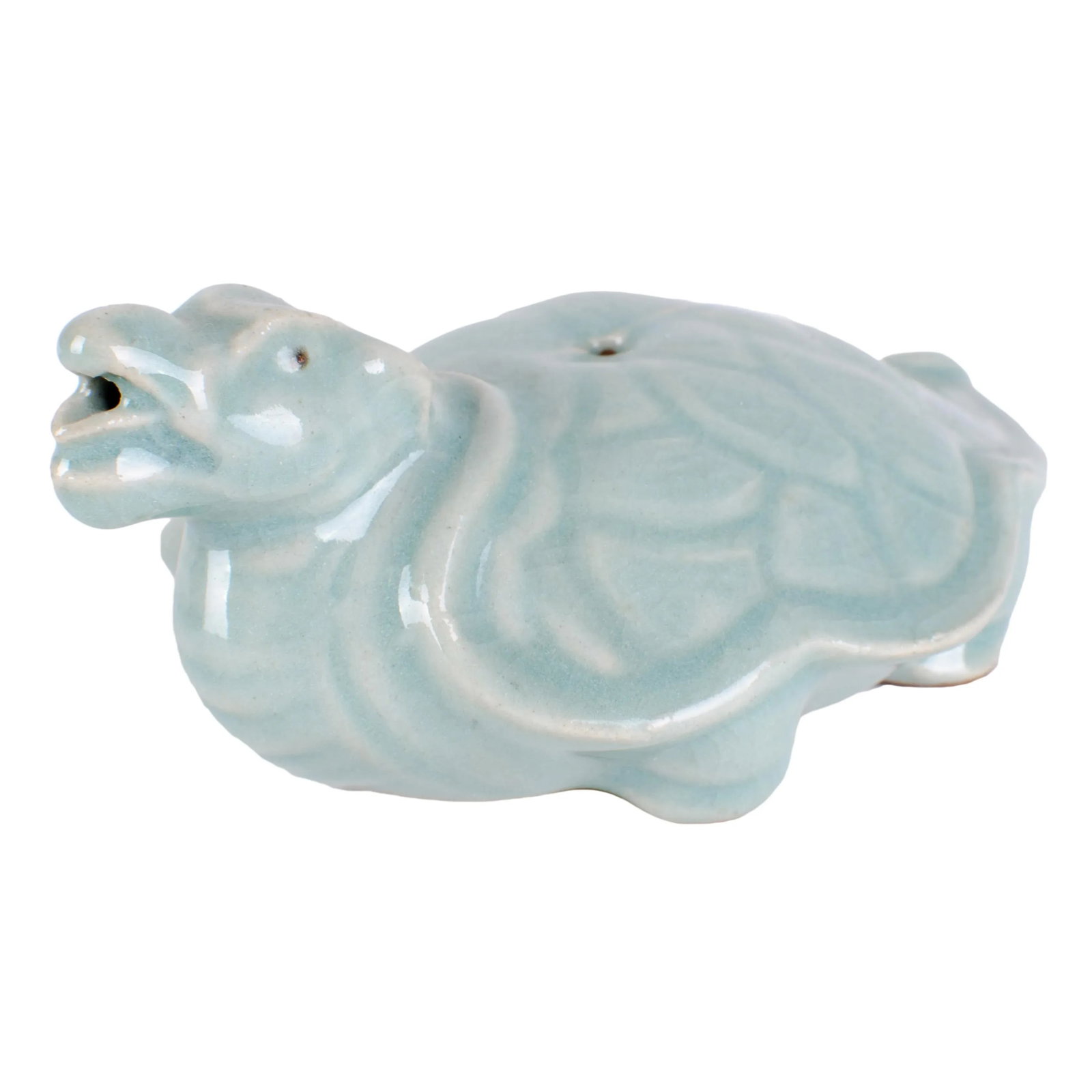 Mid-20th Century Korean Celadon Turtle Water Dropper - 6