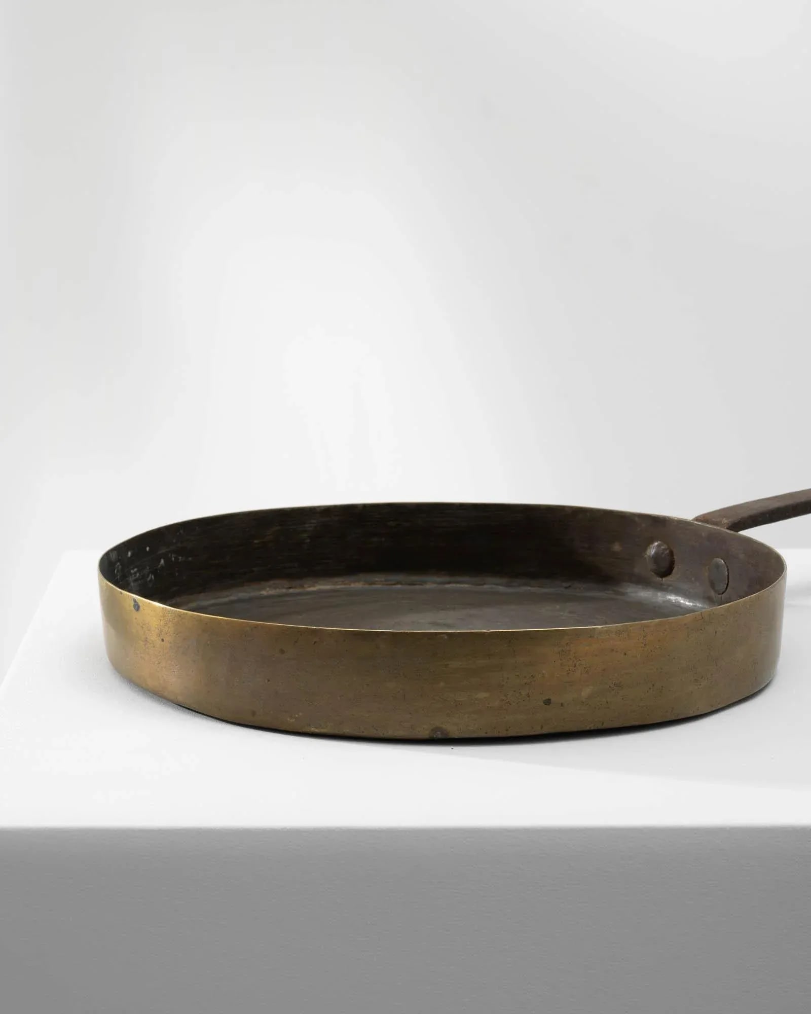 Antique French Brass Pan - 6