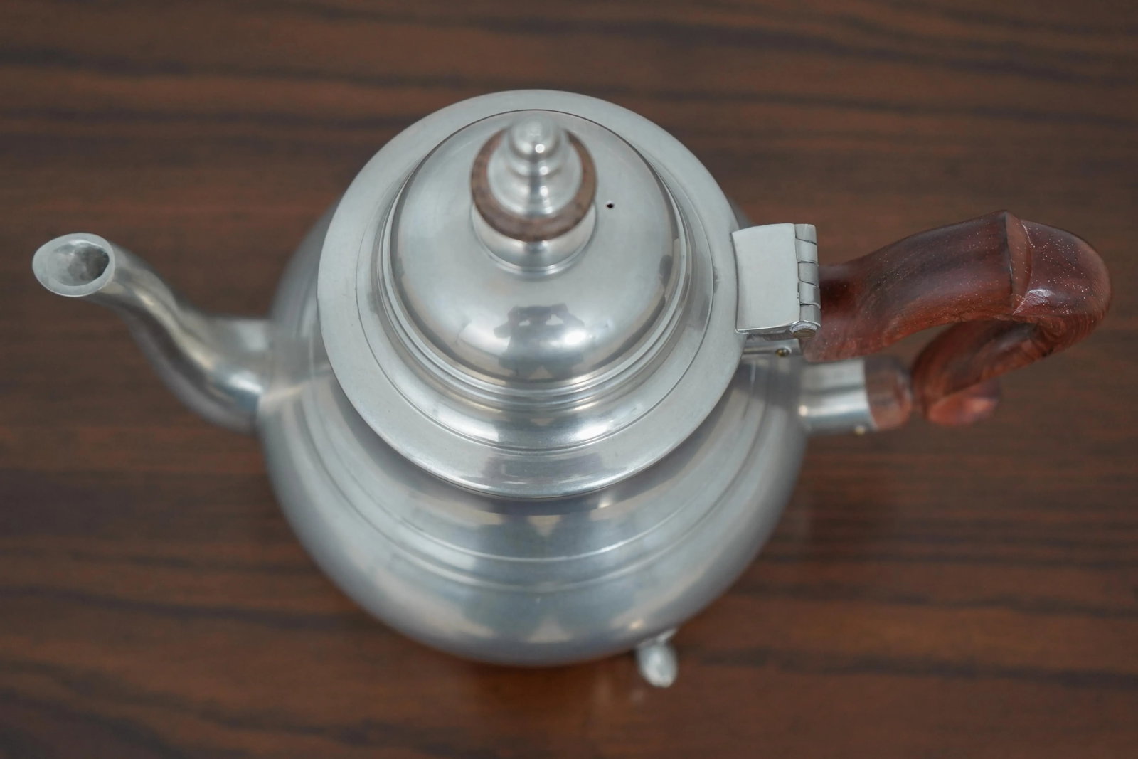 Stief Colonial Williamsburg Pewter Tea Pot - 7