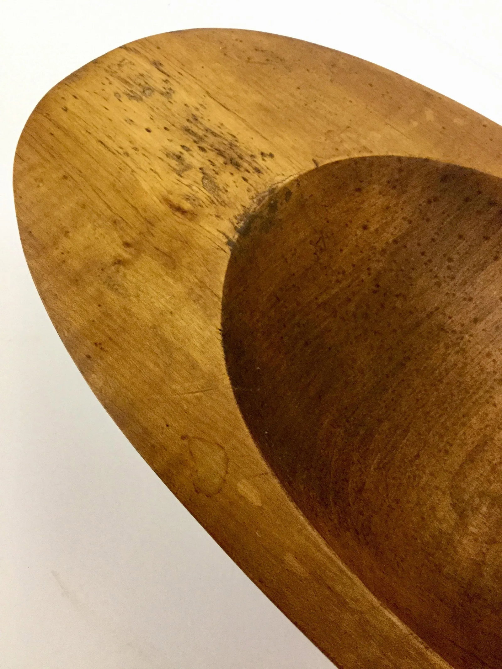 Mid-Century Oval Wood Centerpiece Bowl - 2