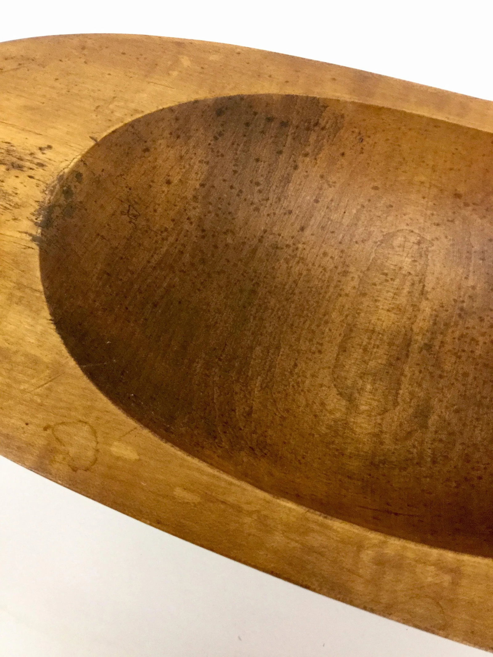 Mid-Century Oval Wood Centerpiece Bowl - 3