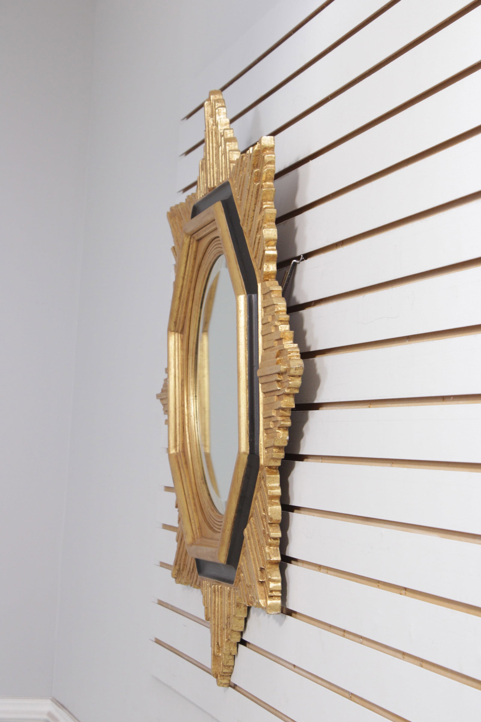 Friedman Brothers Gold & Black Star Design Mirror - 3