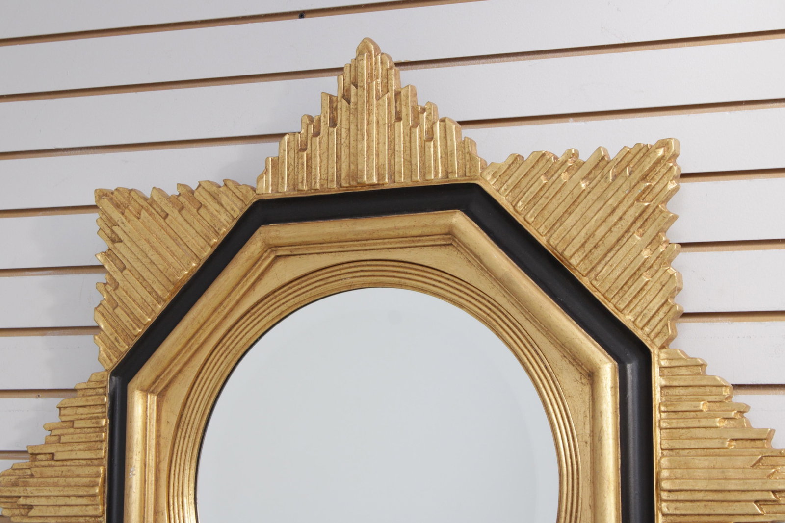 Friedman Brothers Gold & Black Star Design Mirror - 4