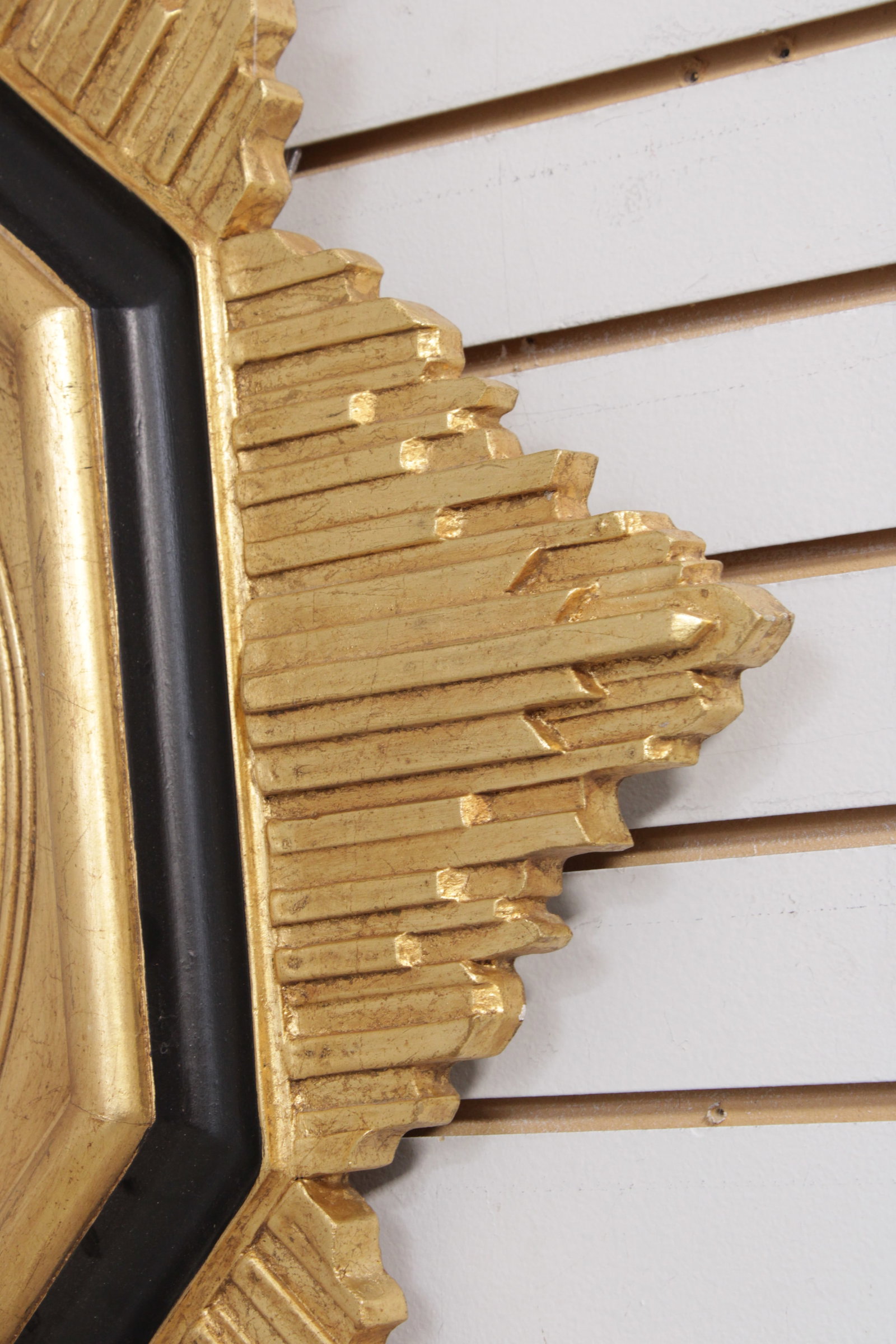 Friedman Brothers Gold & Black Star Design Mirror - 7