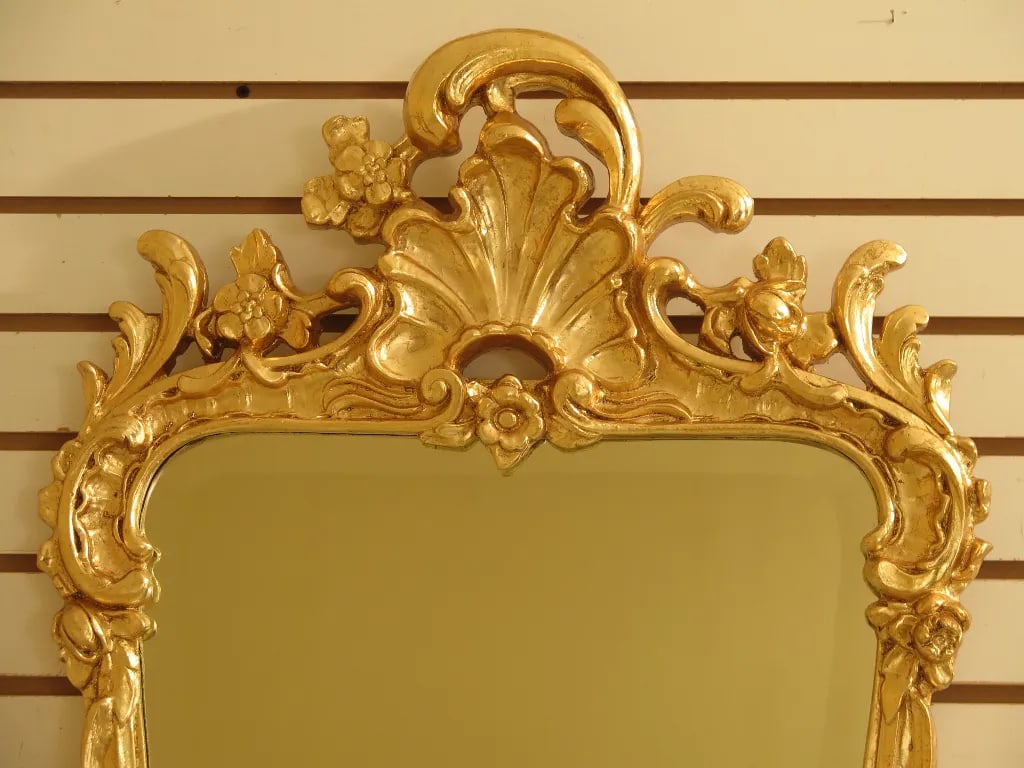 Friedman Brothers Gold Gilt Beveled Mirror - 2