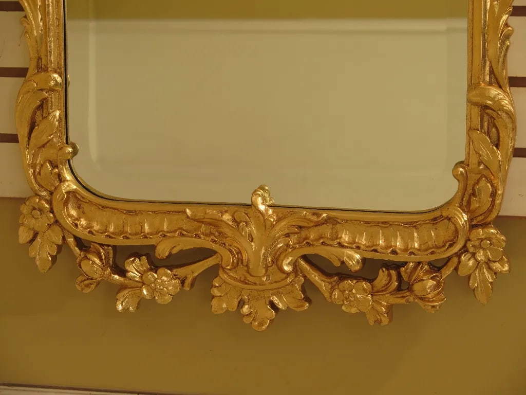 Friedman Brothers Gold Gilt Beveled Mirror - 3