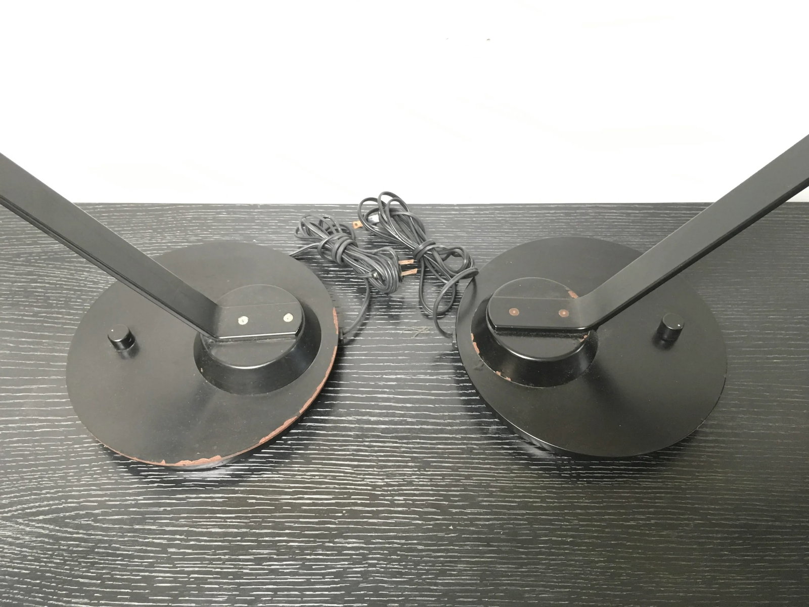 Pair of Architectural Postmodern Halogen Table Lamps by Relco Milan, 1980s - 6