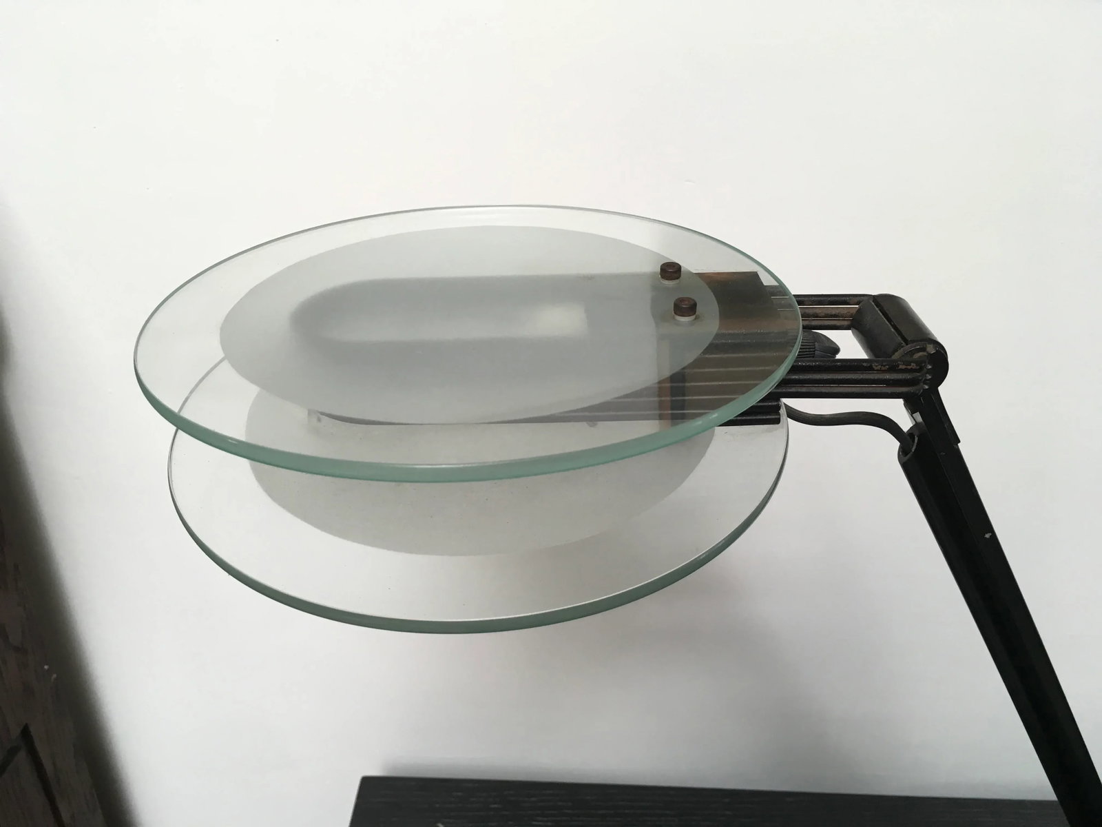 Pair of Architectural Postmodern Halogen Table Lamps by Relco Milan, 1980s - 7