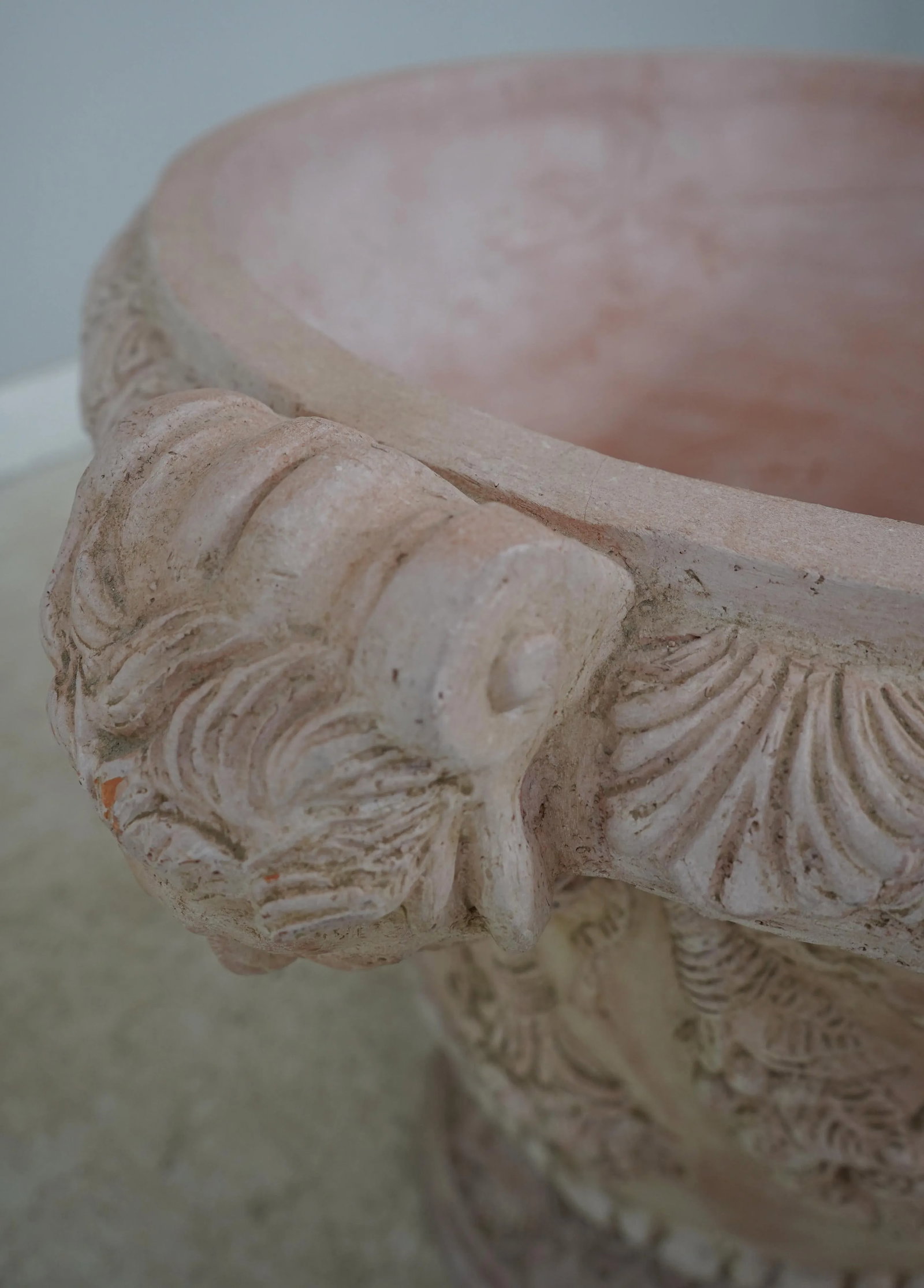 Pair Large Classical Terra Cotta Planter Urns - 3
