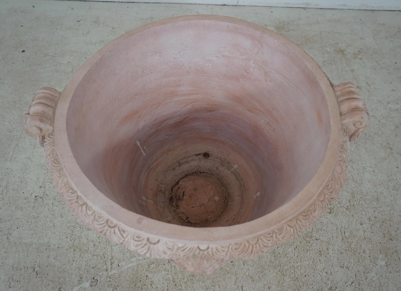 Pair Large Classical Terra Cotta Planter Urns - 4