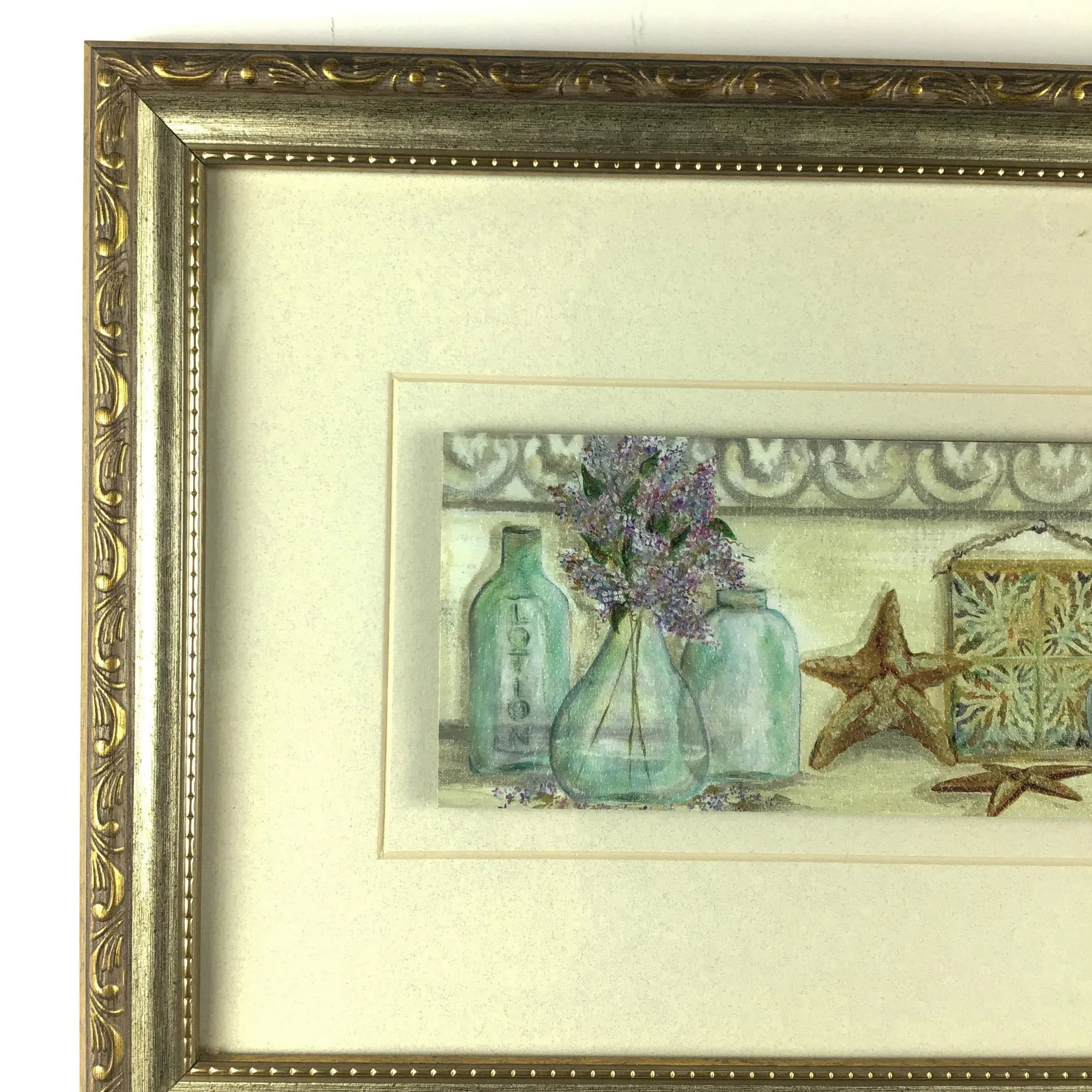 Set of Prints Framed and Matted Under Glass Beach Themed - 4