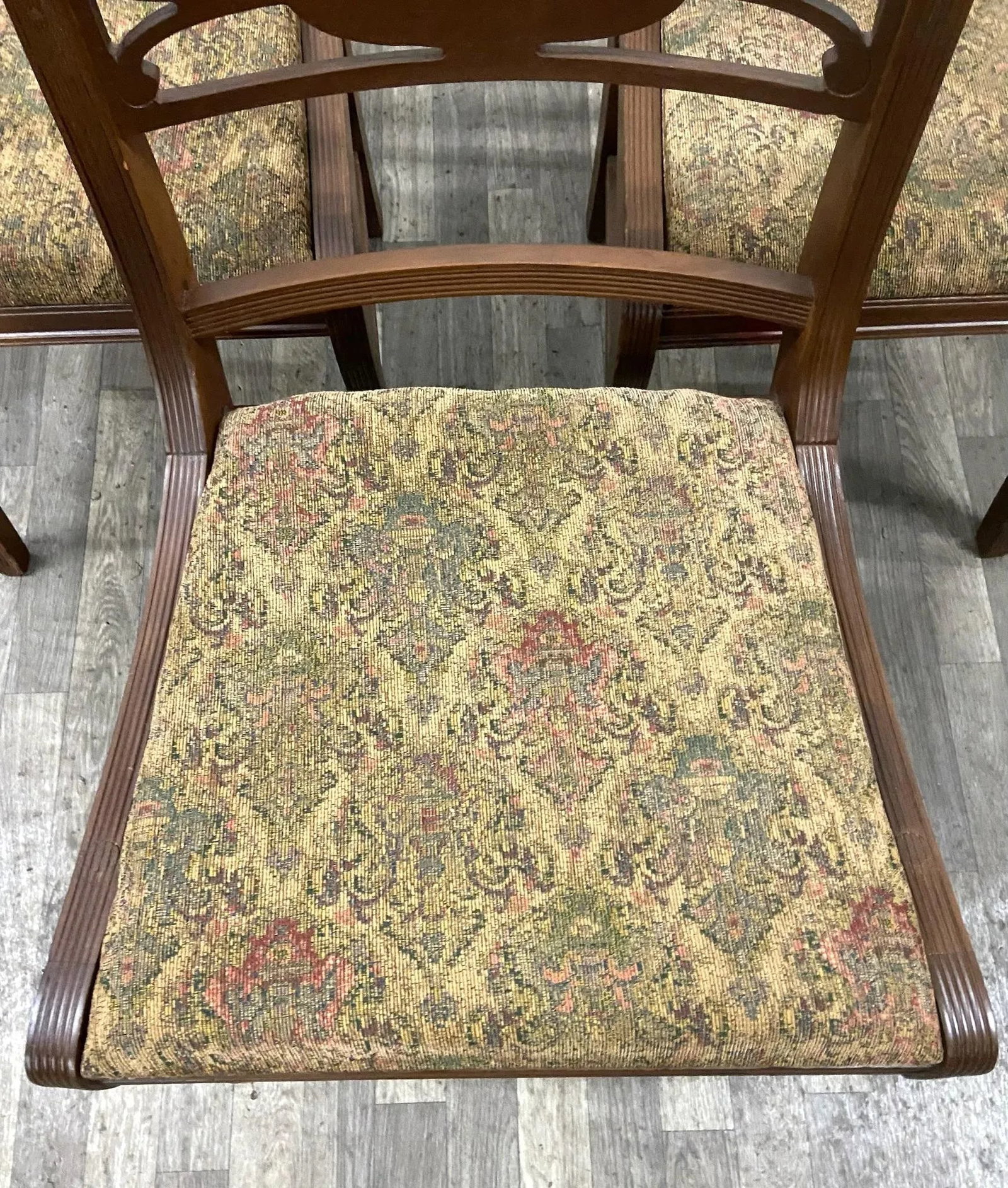 Vintage Duncan Phyfe Regency Style Dining Chairs - Set of 5 - 4