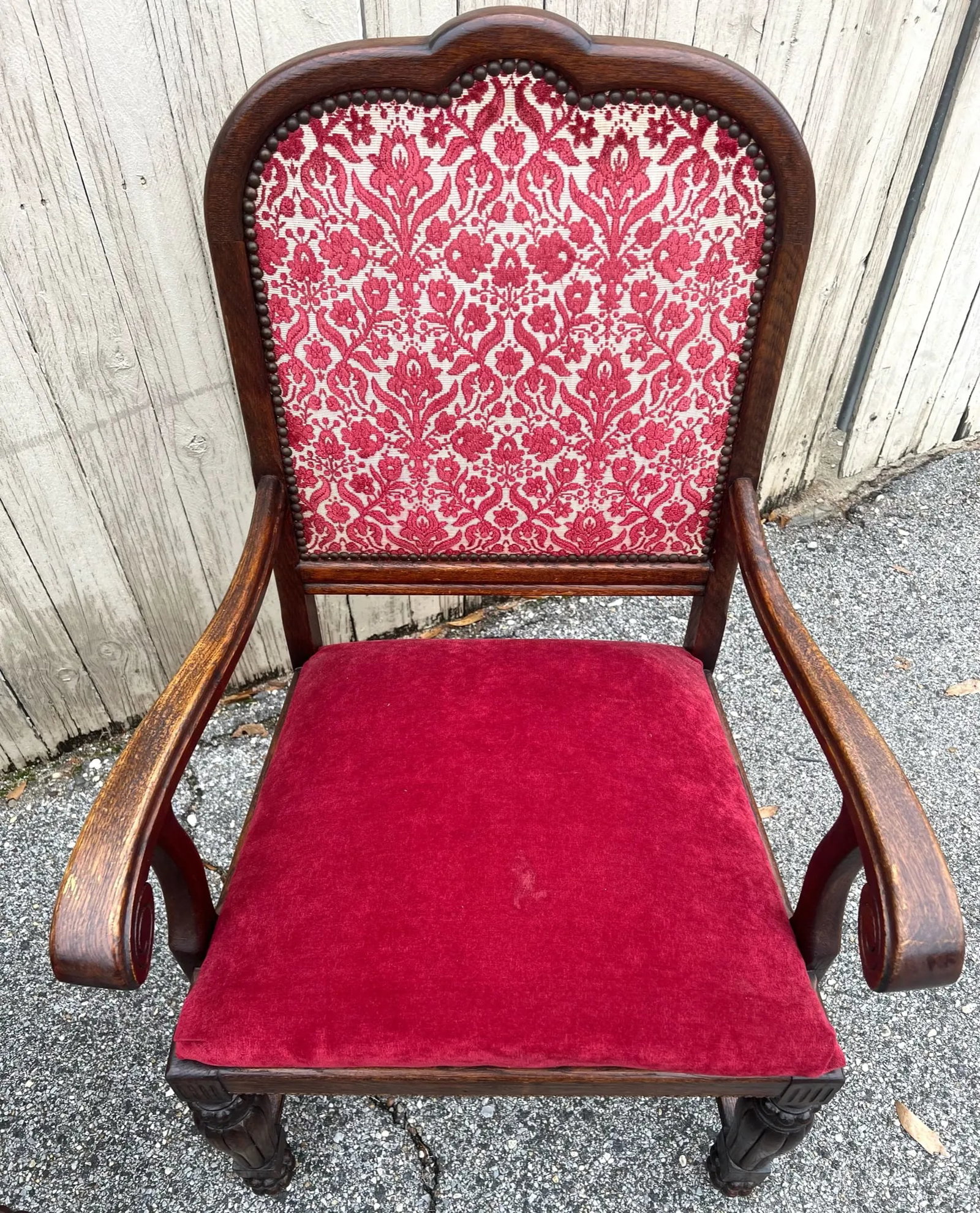 Vintage Louis XVI or French Country Style Bergere Arm Chairs - Pair - 4