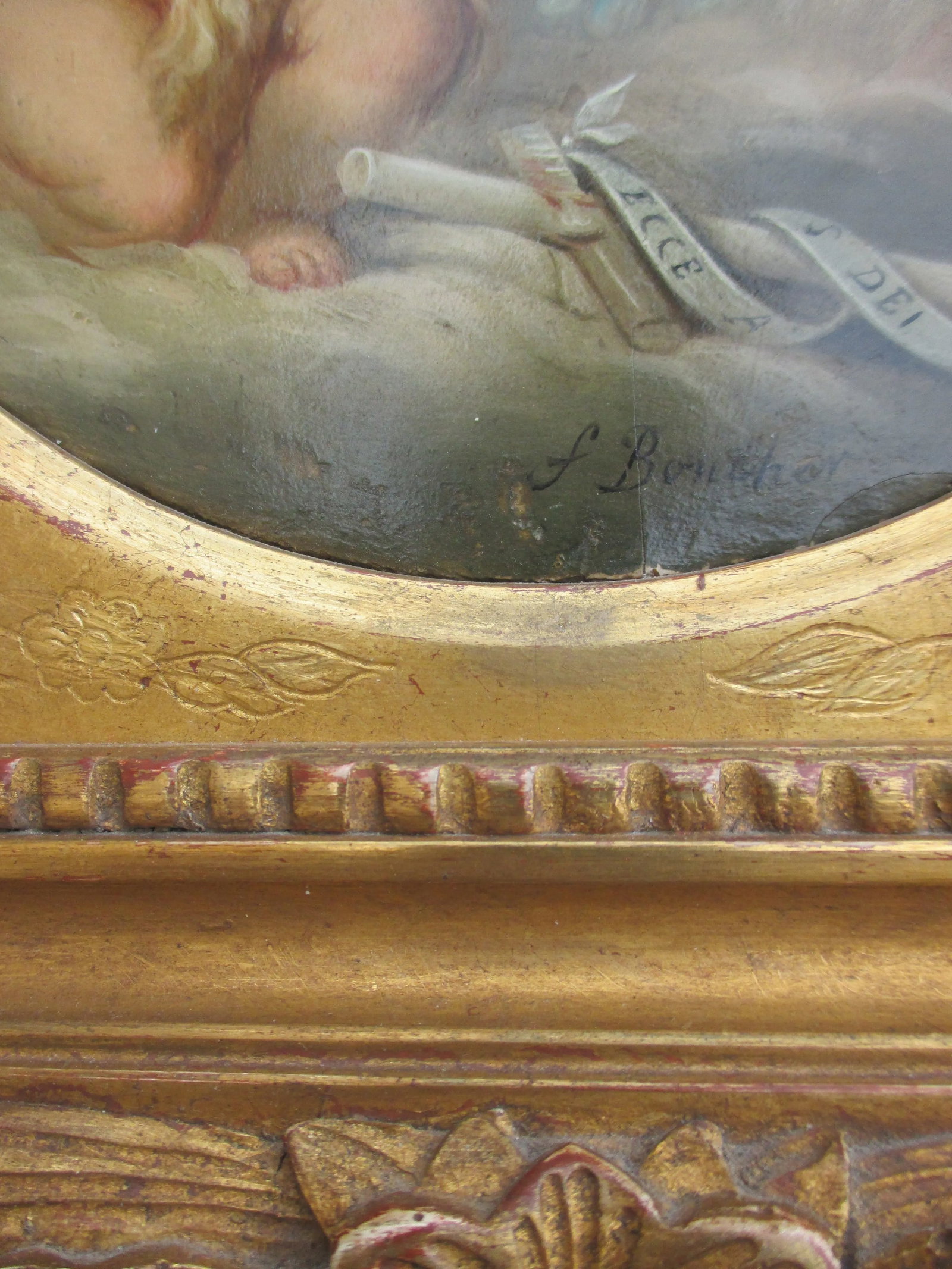 After Francois Boucher Christ and St John as Children Circa Late 19th - 7