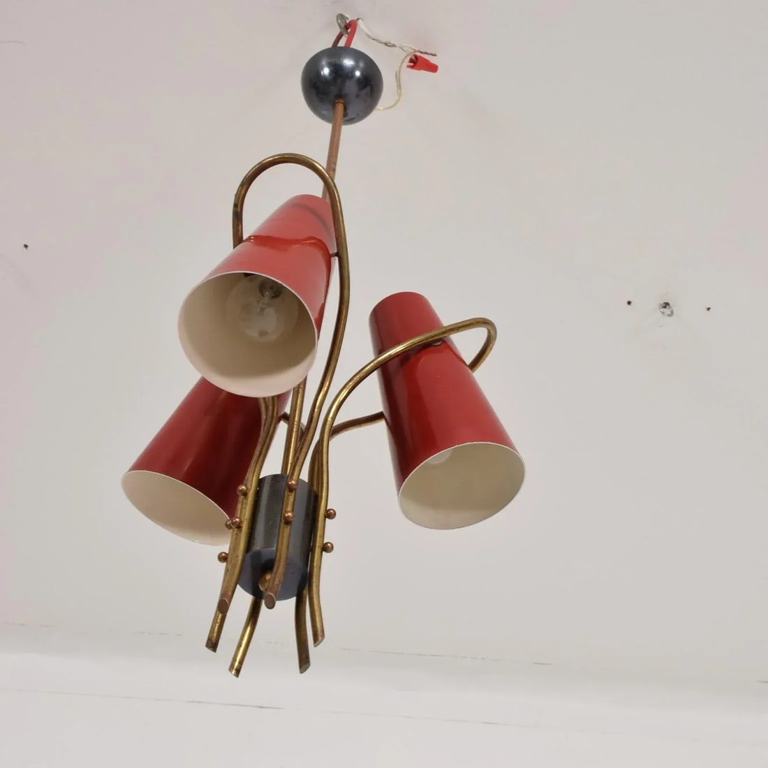 Mid-Century Modern French Chandelier in the Style of Pierre Guariche - 7