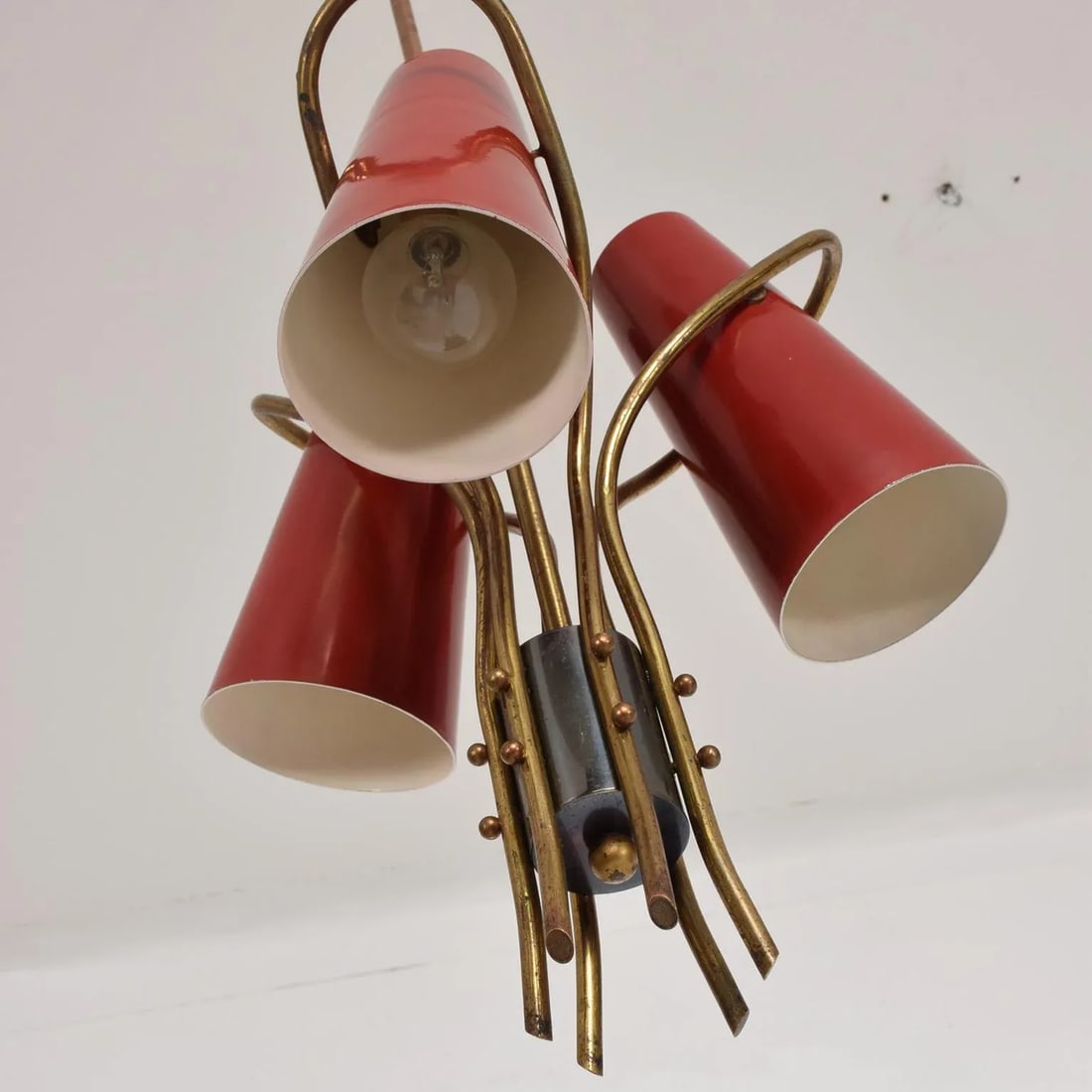 Mid-Century Modern French Chandelier in the Style of Pierre Guariche - 9