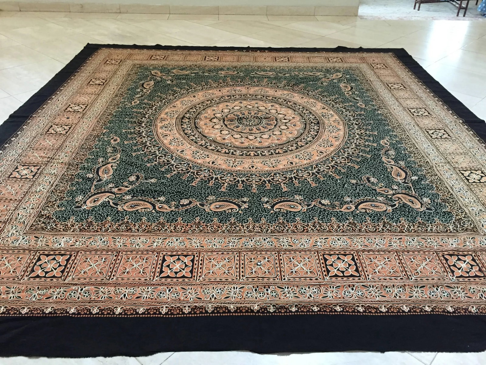 Vintage Indian Embroidered Textile - 2