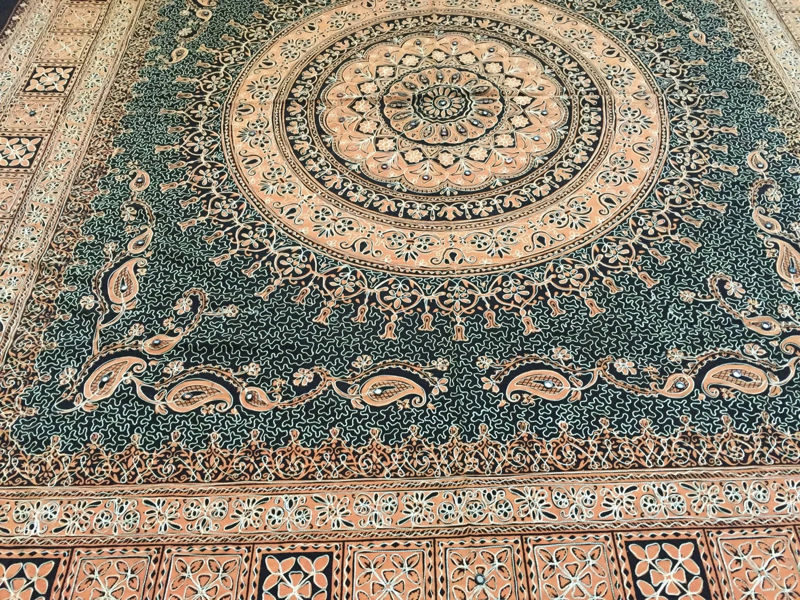 Vintage Indian Embroidered Textile - 3